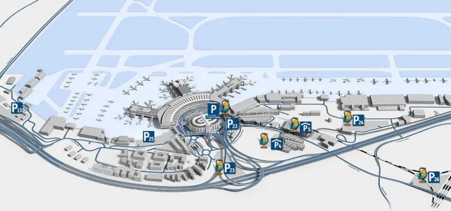 Düsseldorf Flughafen Ankunft Abholen P12 flightradars24.de