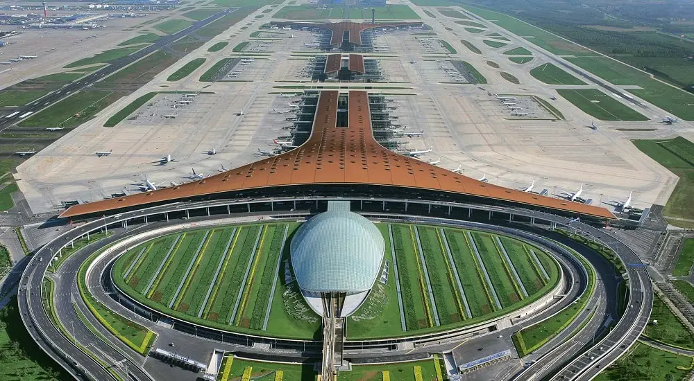 Beijing Capital International Airport in Peking
