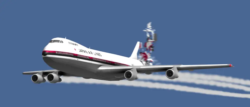 Am 12. August 1985 führte die Boeing 747, damals die größte Passagiermaschine der Welt