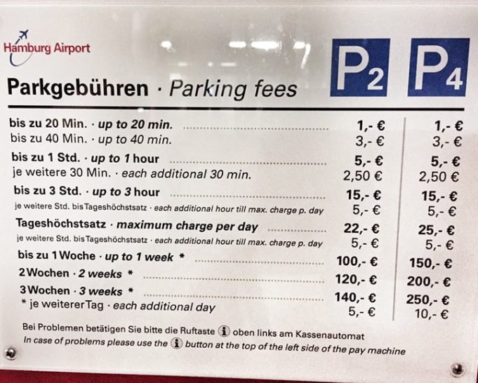 Parken Möglichkeiten Flughafen Hamburg Günstig