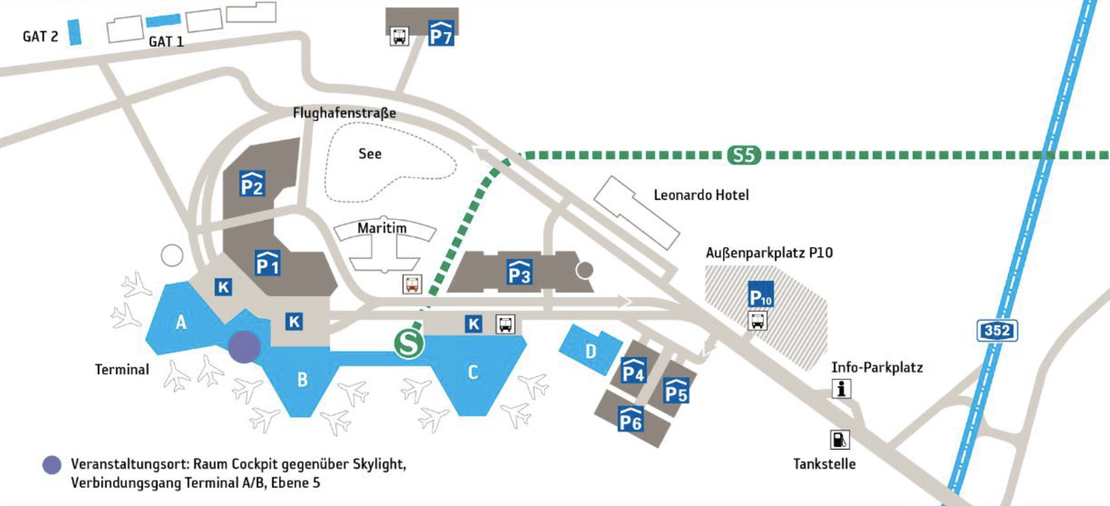 Flughafen Hannover >Parken, Webcam, Flugplan, Hotel, Flugradar