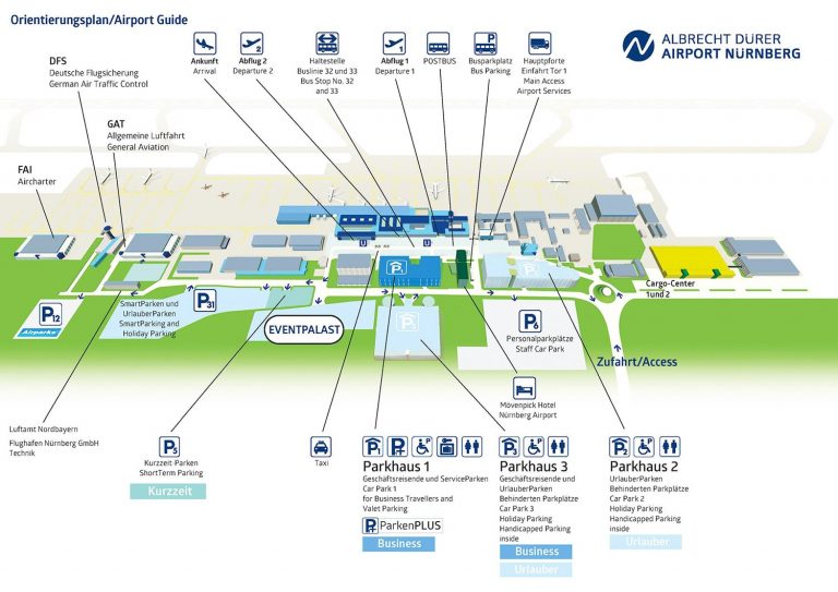 Flughafen Nürnberg> Abflug und Ankunft aus Nürnberg