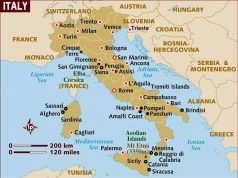 Italien Karte — Informationen für Reisende | Flightradars24.de