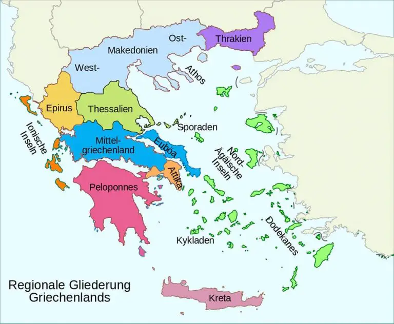Griechenland — Karte Nützliche Informationen für Reisende