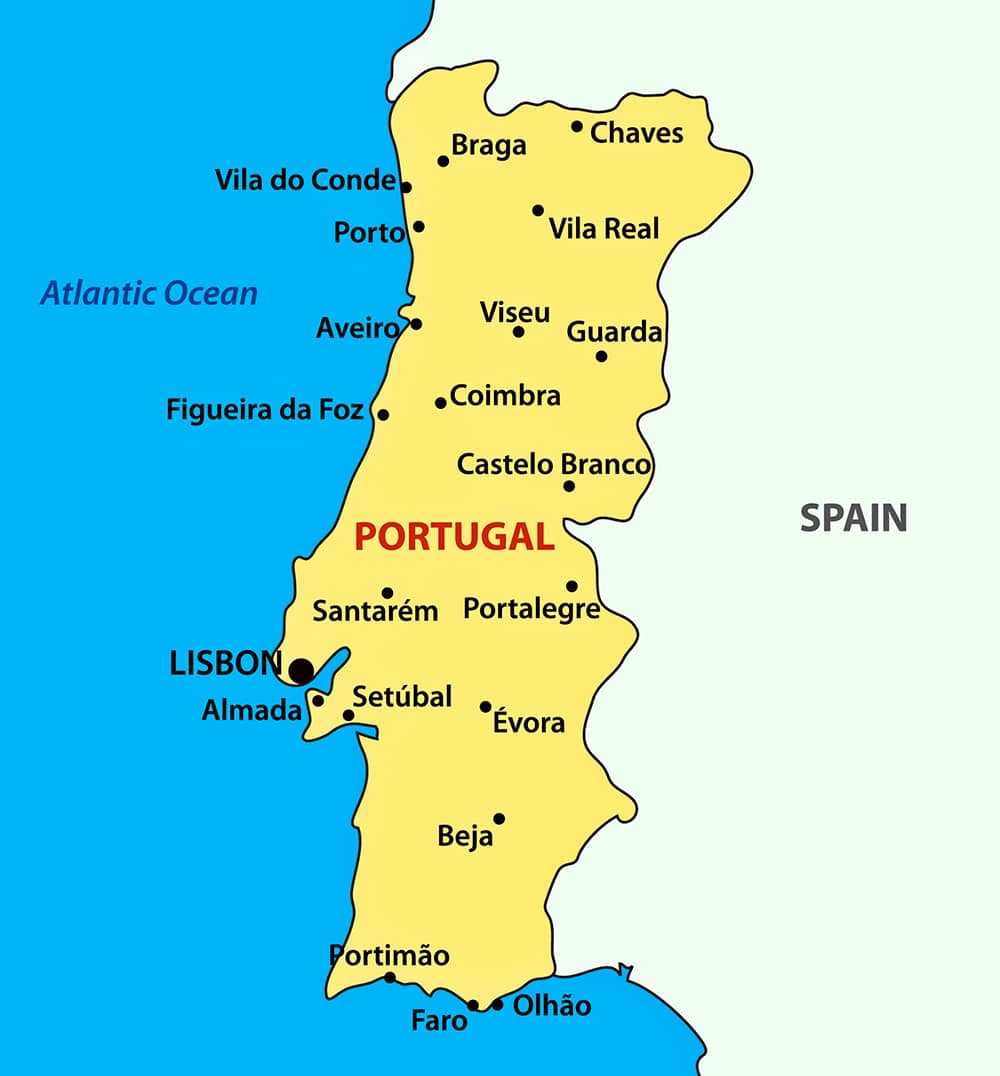 Portugal Karte