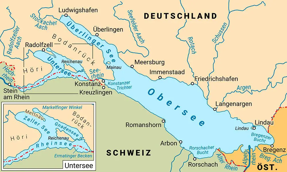 Bodensee Karte