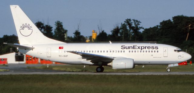 Boeing Sitzplan SunExpress Flightradars