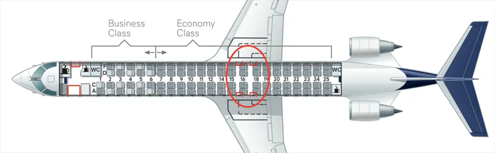CRJ 900 Lufthansa Sitzplan