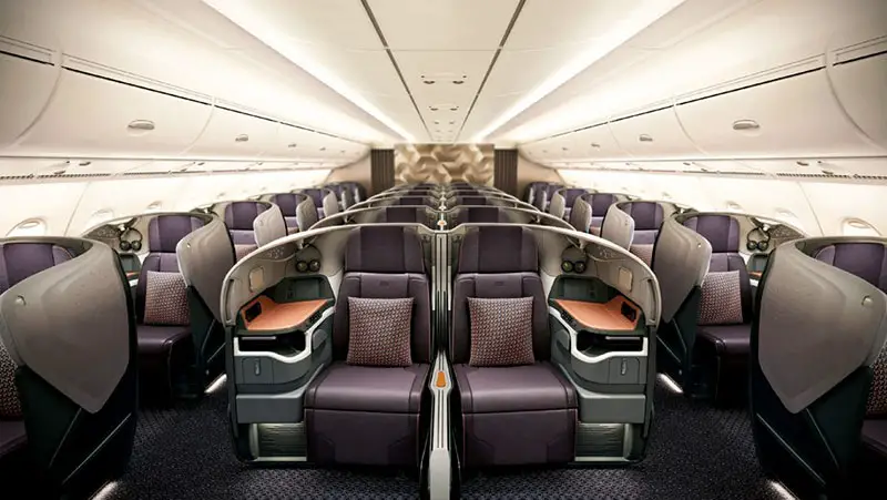 Singapore Airlines A380-800 business class