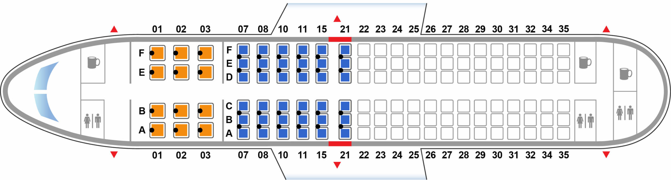 A319neo Sitzplan
