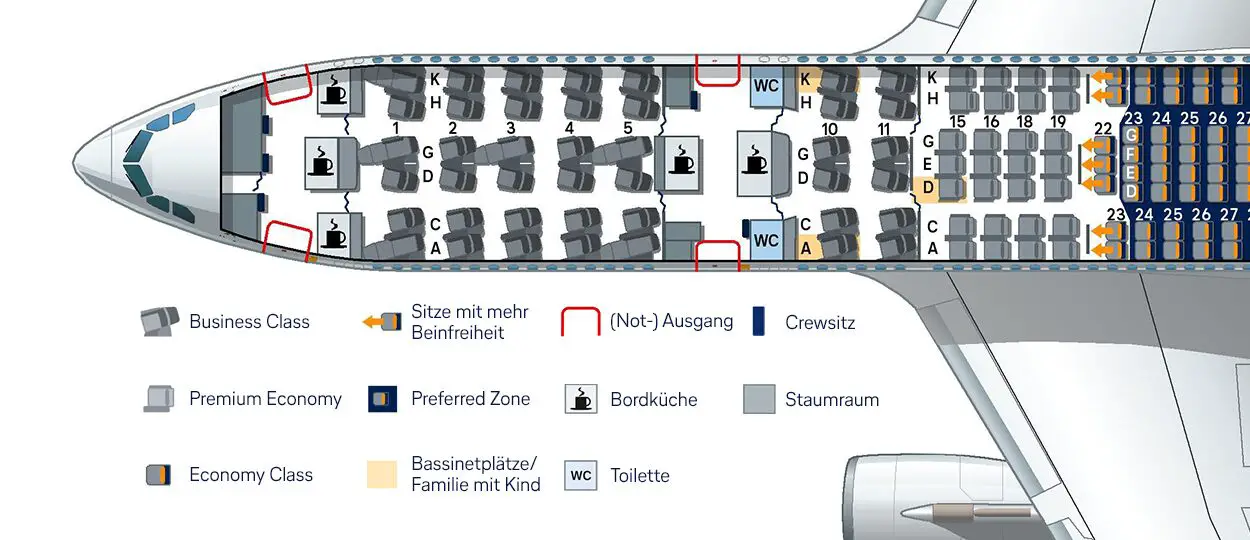 Airbus A330 Sitzplan