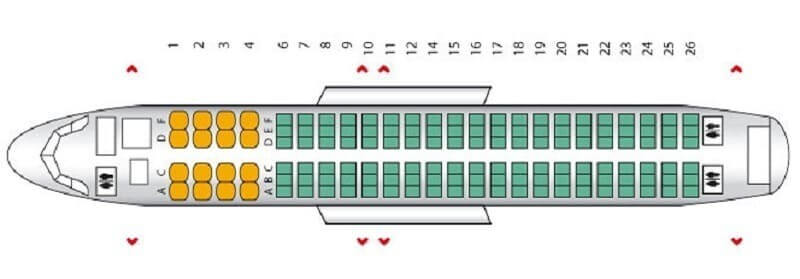 Airbus A320 Sitzplätze