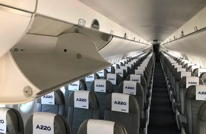 Airbus A220 Sitzplan 