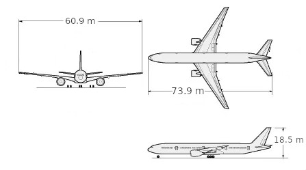 Boeing 777-300 Sitzplan