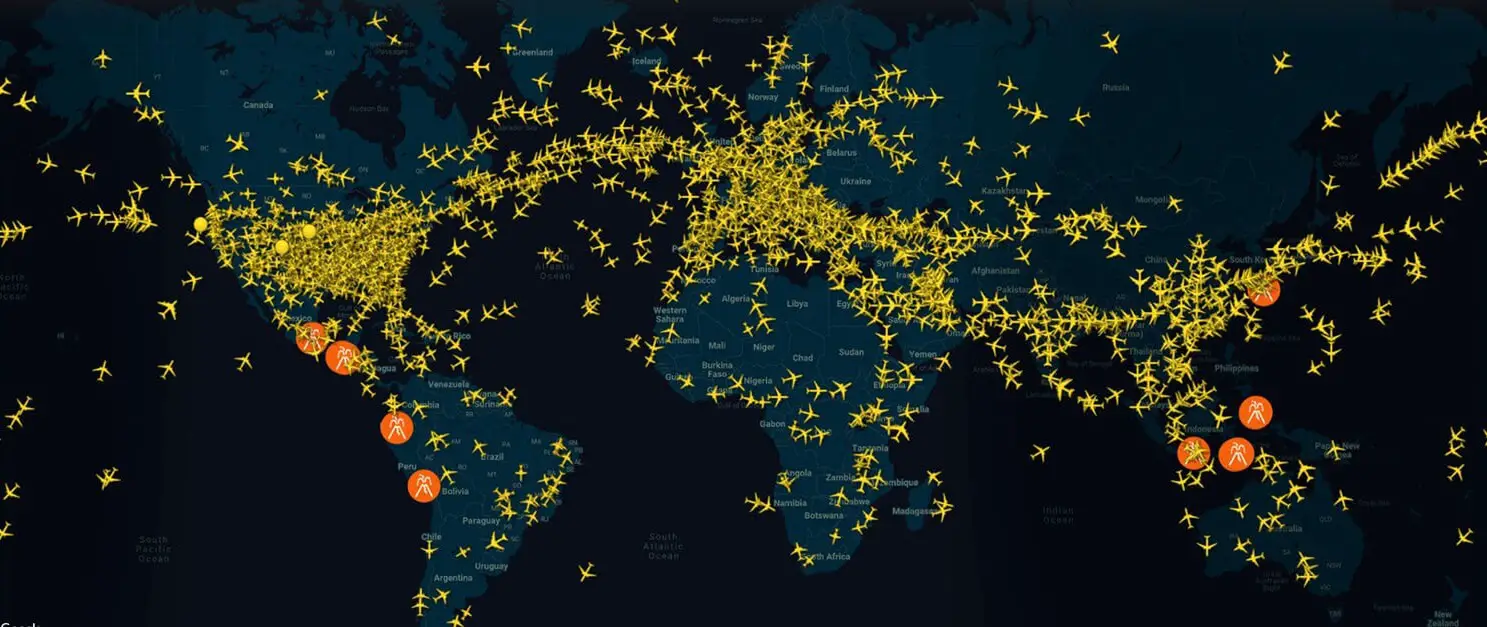 Flightradar24 erweitert globale Flugverfolgung