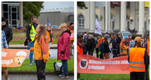 Flughafen Kassel Klimaproteste