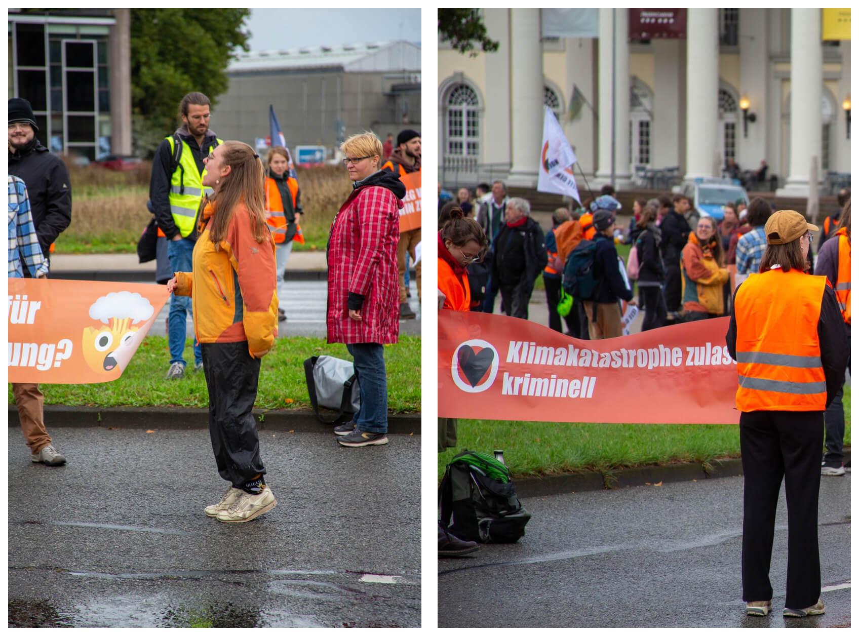 Flughafen Kassel Klimaproteste