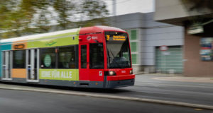 Findel Airports an die Straßenbahn in Luxemburg