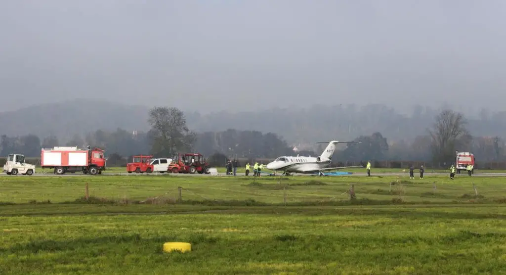 Flugunfall am Flughafen Augsburg