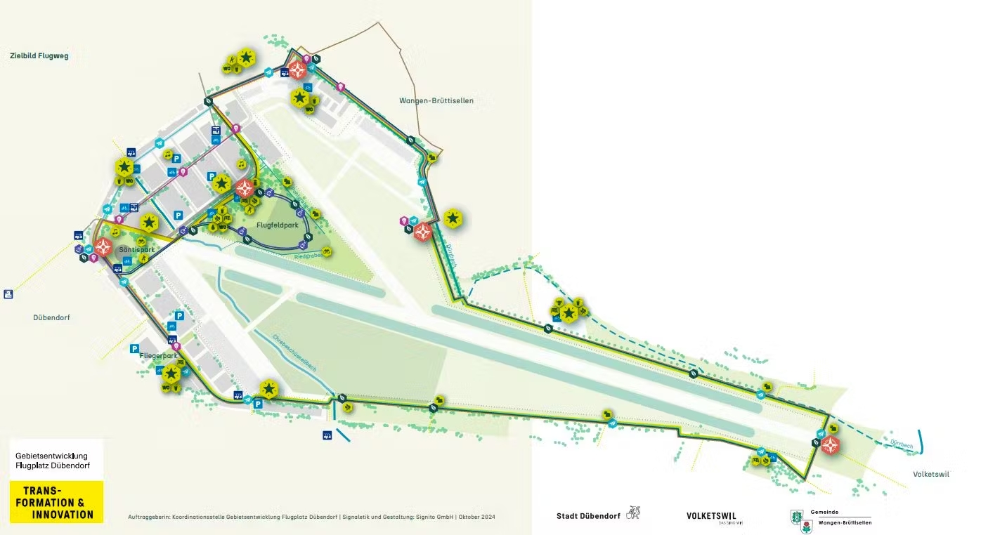 Gebietsentwicklung Flugplatz Dübendorf