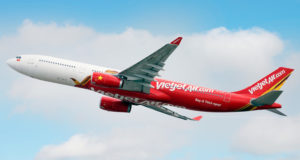 Vietjet Fluggesellschaft nimmt Flugbetrieb nach Taifun Tra Mi wieder auf