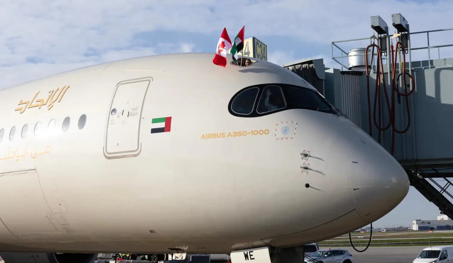 Etihad Airbus A350-Flugzeug