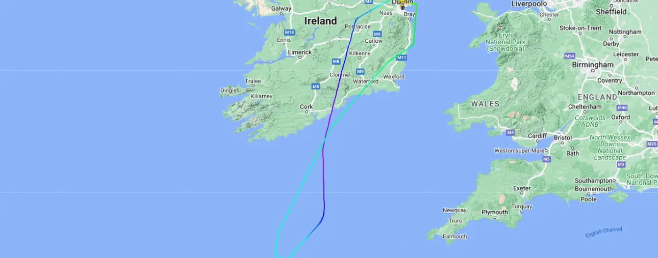 Ryanair-Flug RYR16SP kehrt nach Schleife sicher nach Dublin zurück