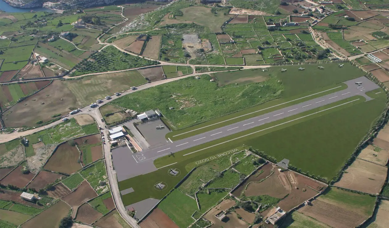 Projekt Ländlicher Flugplatz Gozo