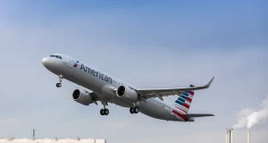 Airbus A321NX von American Airlines