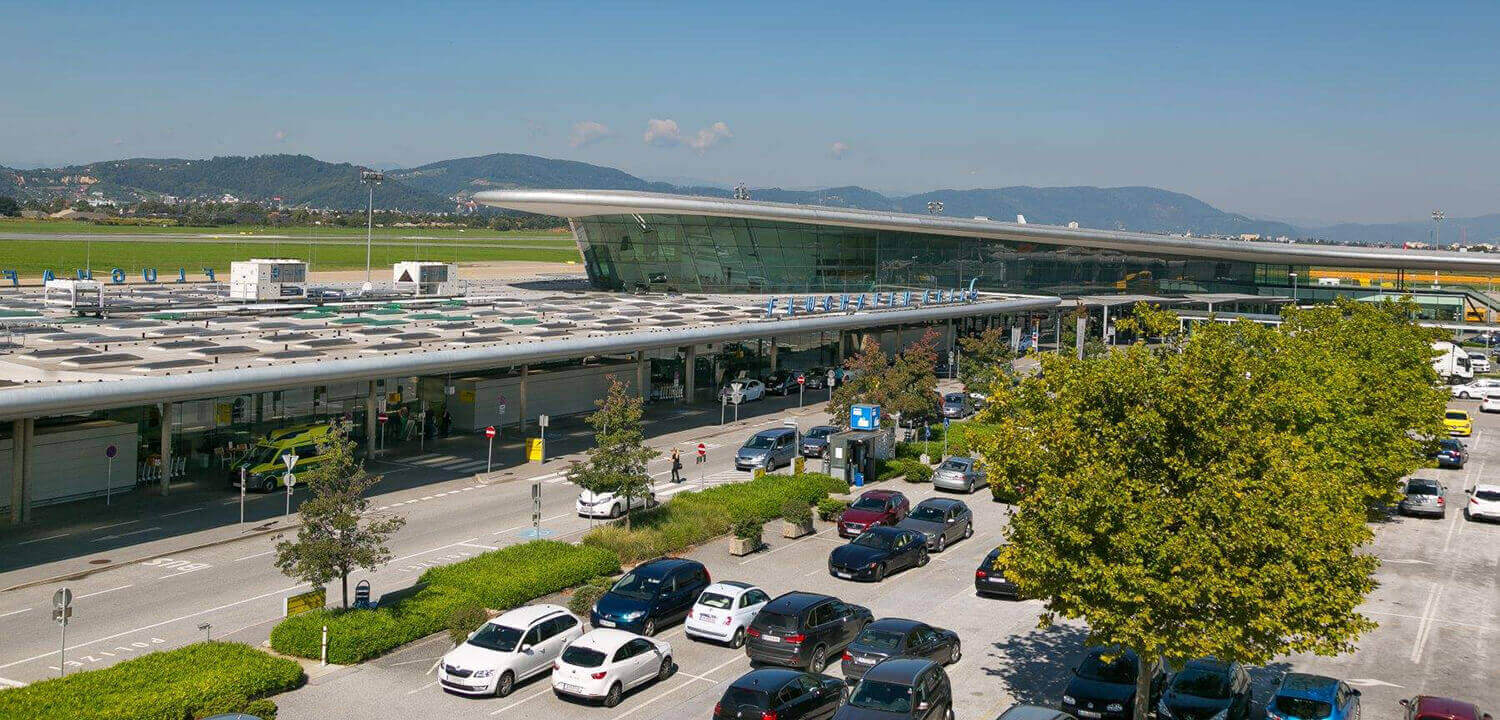 Neues Parkhaus am Flughafen Graz