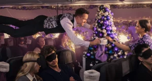 Weihnachtliche mit Air New Zealand