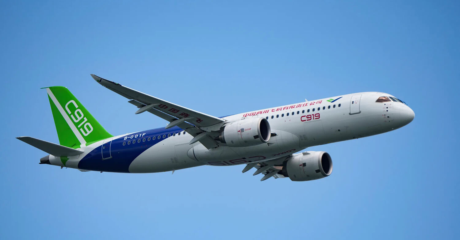 China Eastern Airlines: C919 startet 2025 auf Shanghai-Hongkong-Route