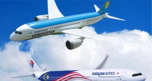 Codeshare zwischen Malaysia und Uzbekistan Airways