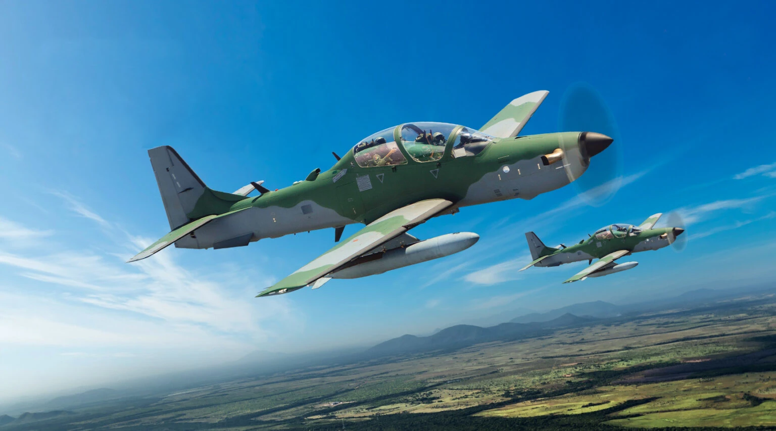 Sechs A-29 Super Tucano von Embraer bestellt