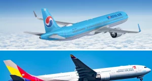 Korean Air fusioniert mit Asiana Airlines