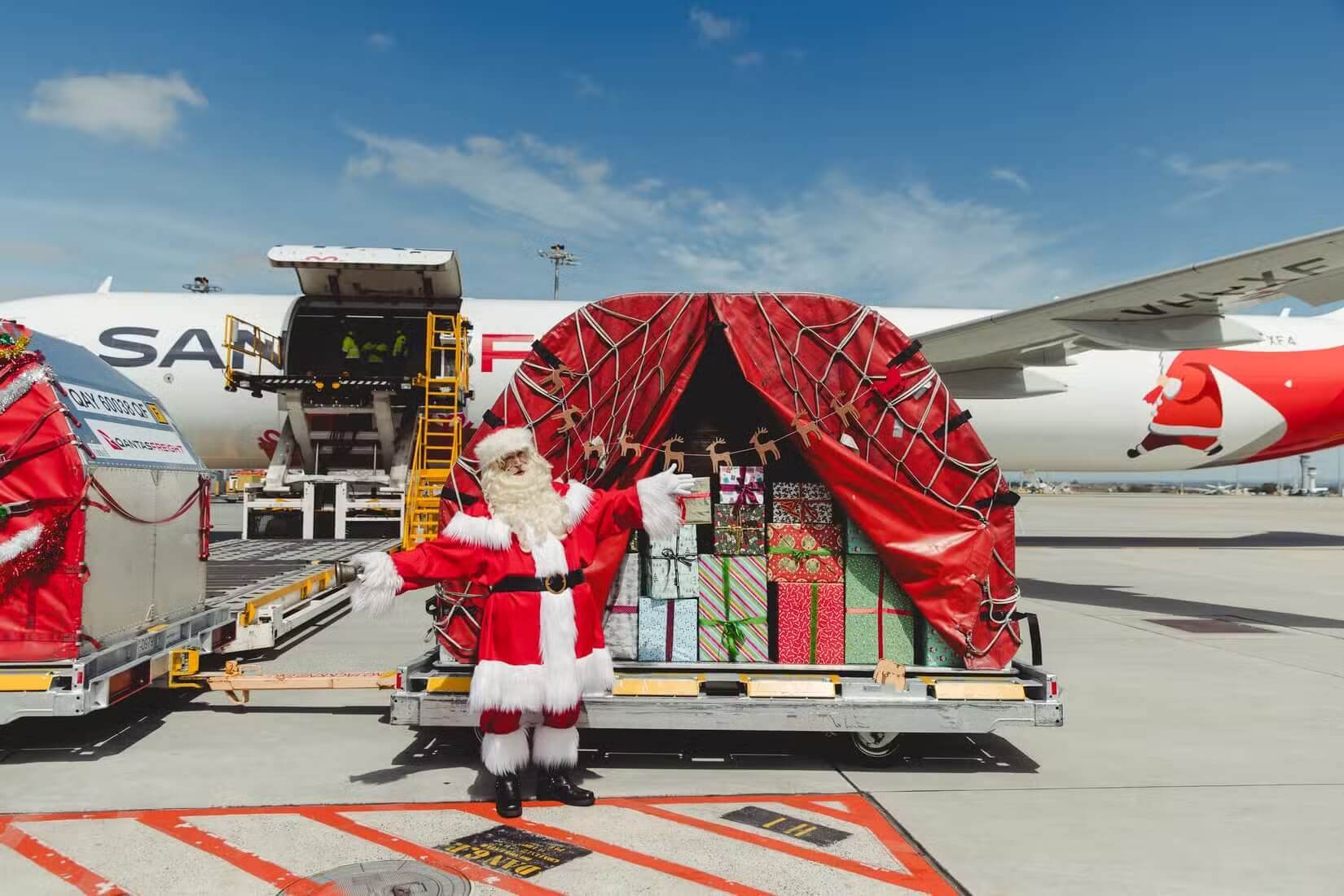 Qantas Freight verstärkt den Betrieb mit Santa's Freight"-Flugzeugen