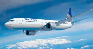 United Airlines Boeing 737 max 9