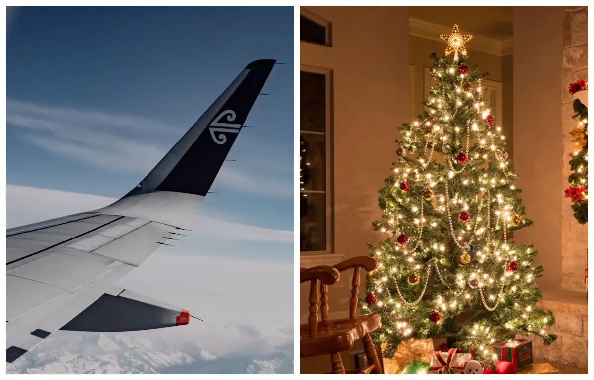 Weihnachten über den Wolken mit Air New Zealand