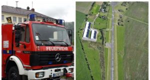 Wieder ein Brand am Flugplatz Köthen