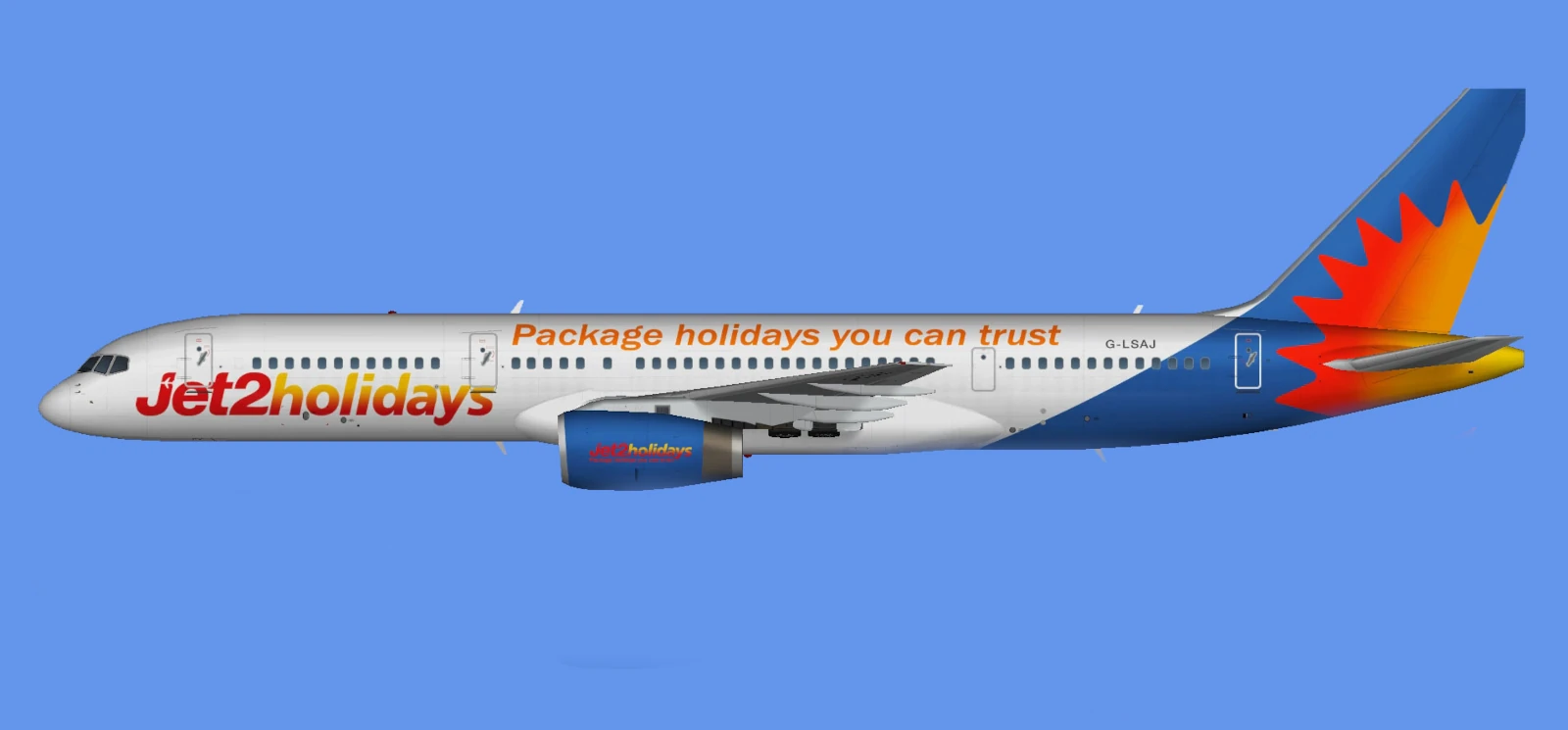 Abschied von der Boeing 757 bei Jet2