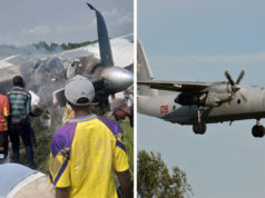 Flugzeugunfall in Kongolo: Antonov An-26 rutscht von Landebahn