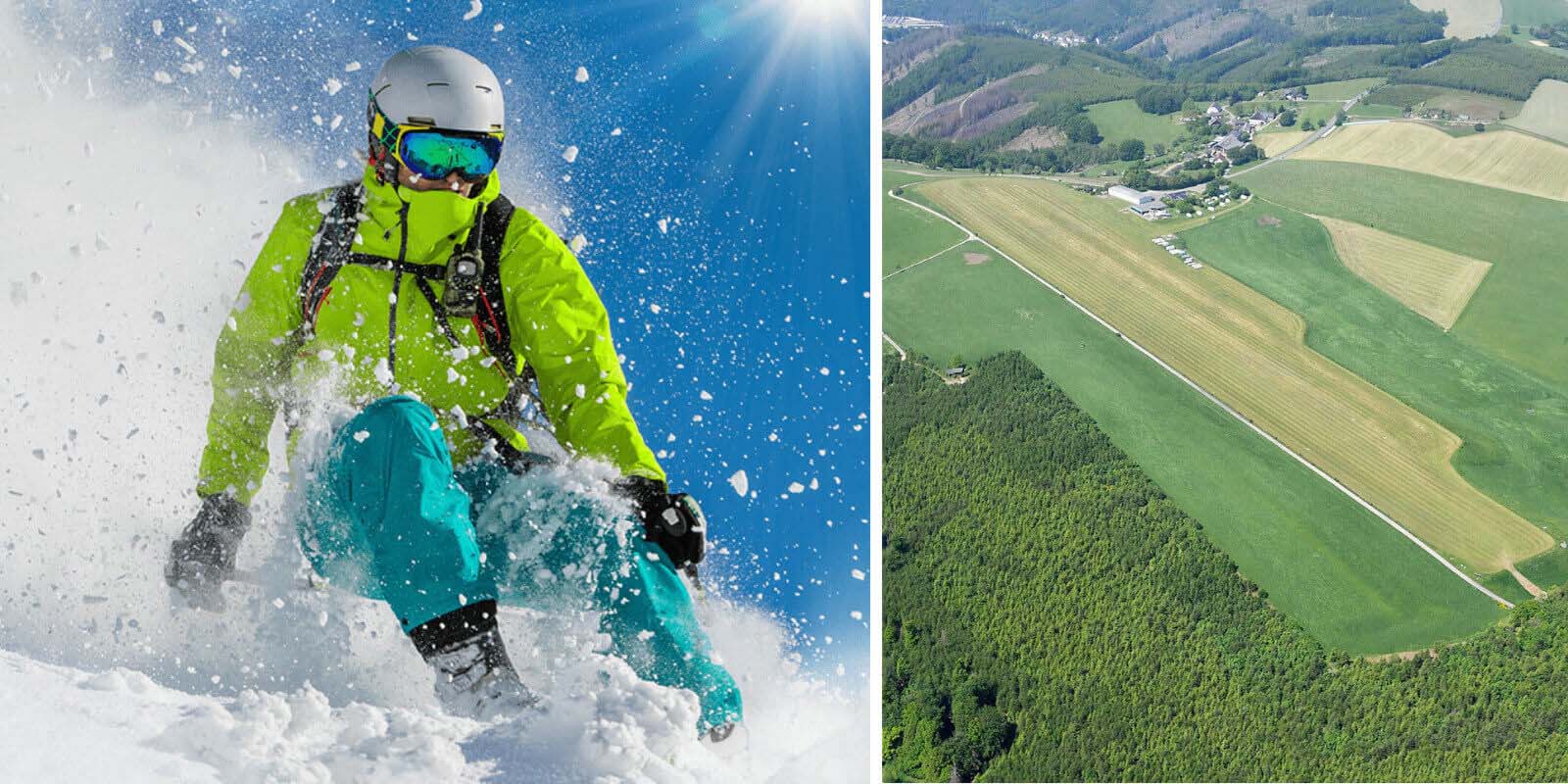 Hegenscheid: Flugplatz verwandelt sich in ein Langlauf-Paradies im Schnee