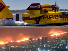 Super Scooper im Einsatz: Ozeanwasser löscht Palisades-Feuer