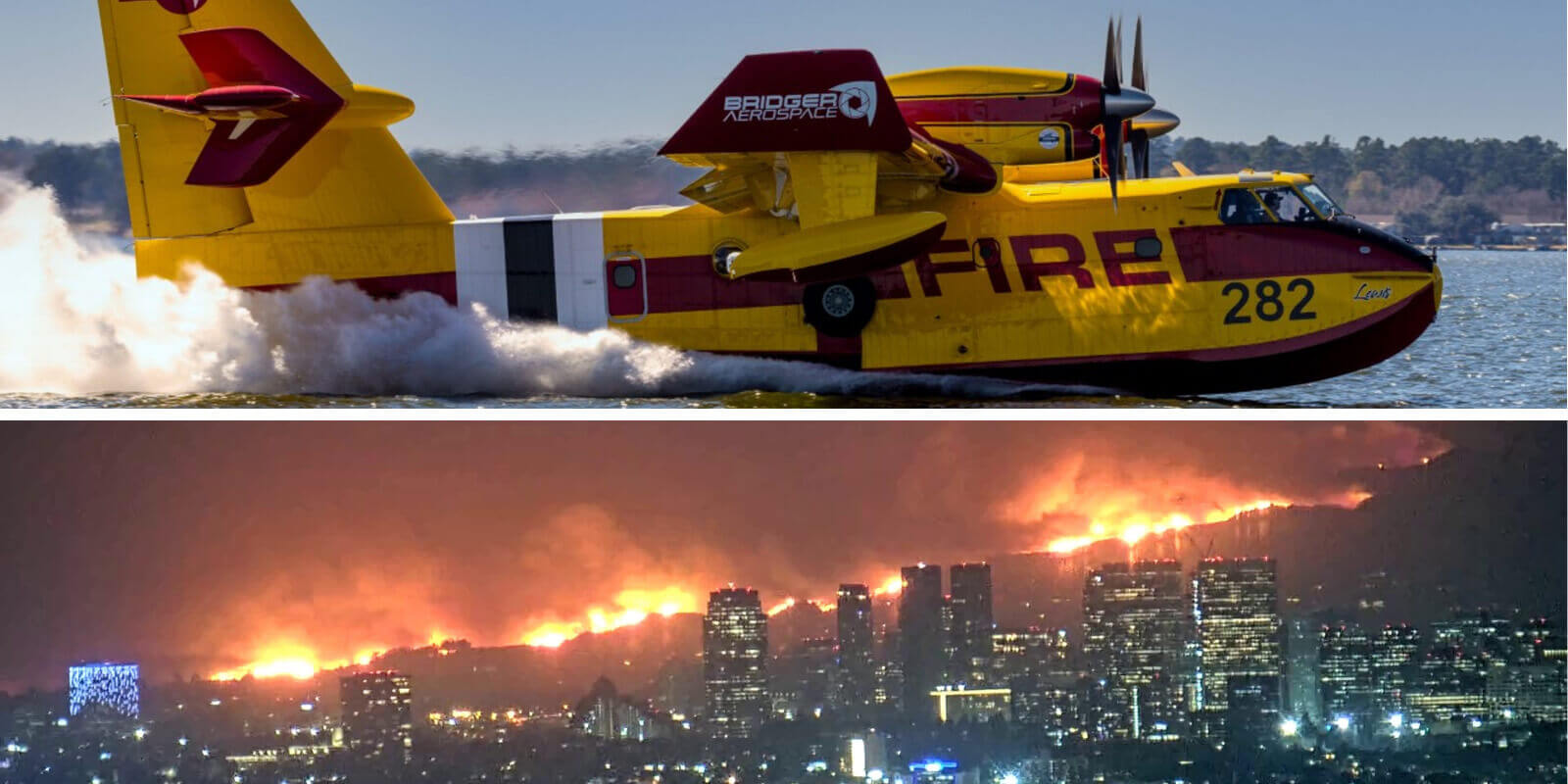 Super Scooper im Einsatz: Ozeanwasser löscht Palisades-Feuer