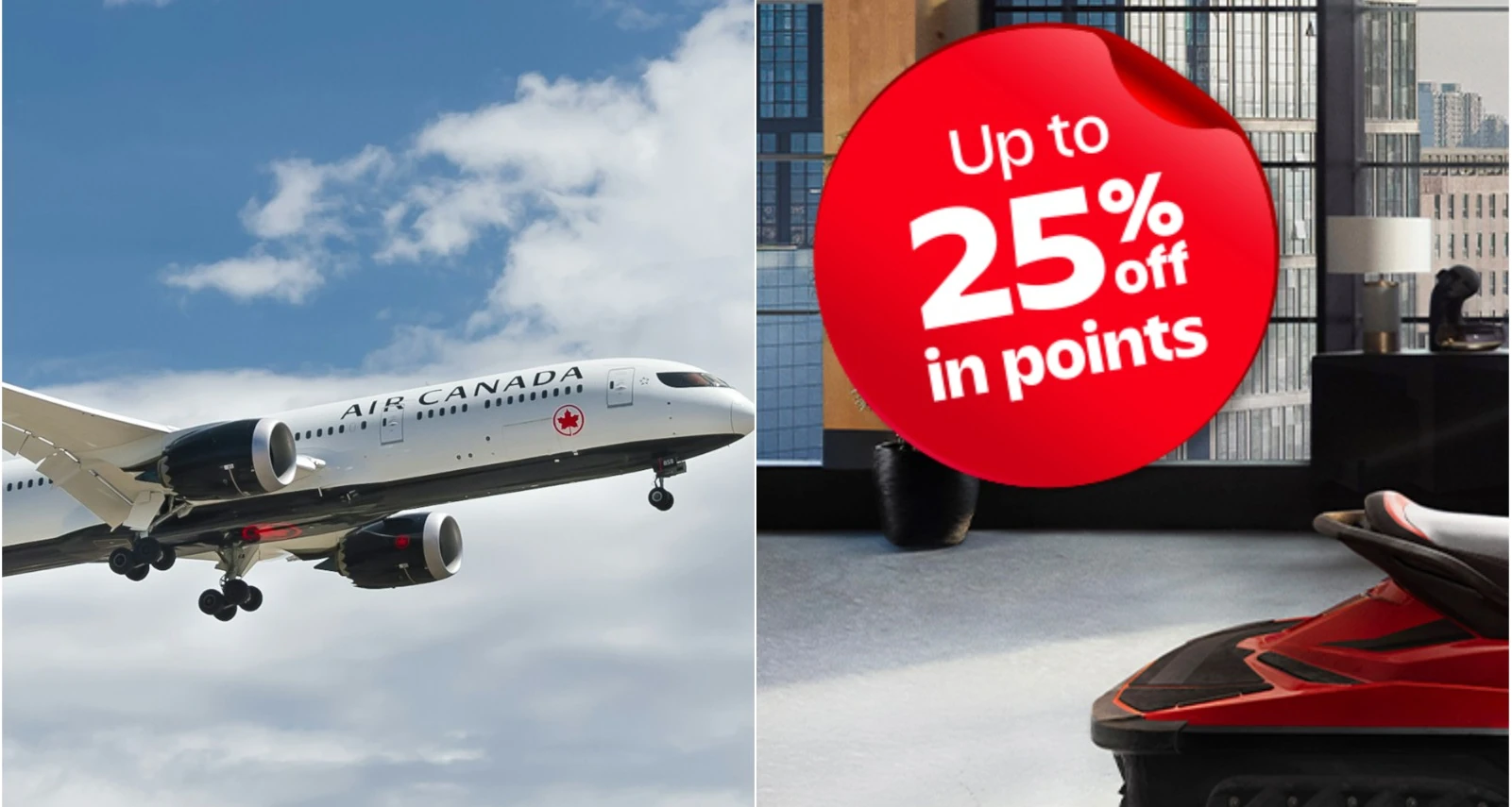 Air Canada bietet 25 % Rabatt