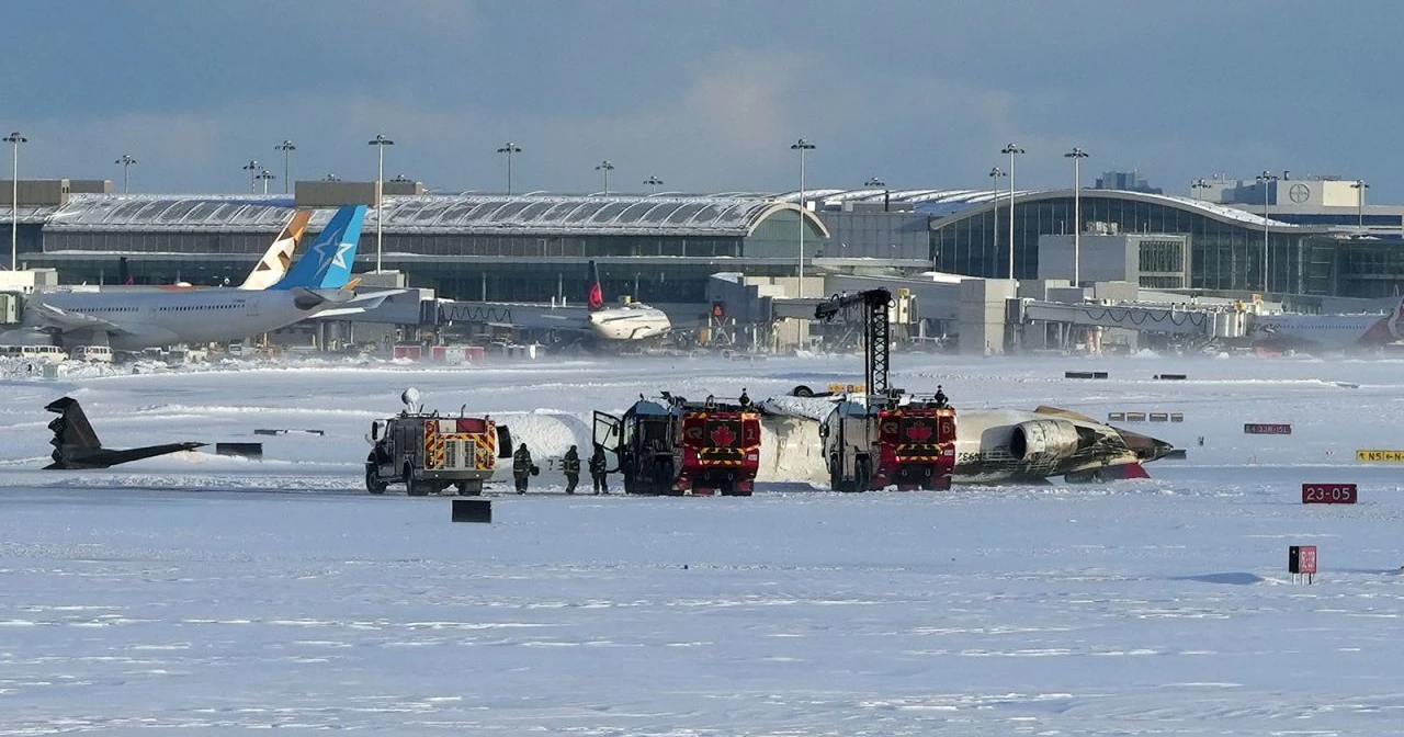 Delta-Maschine verunglückt bei stürmischer Landung