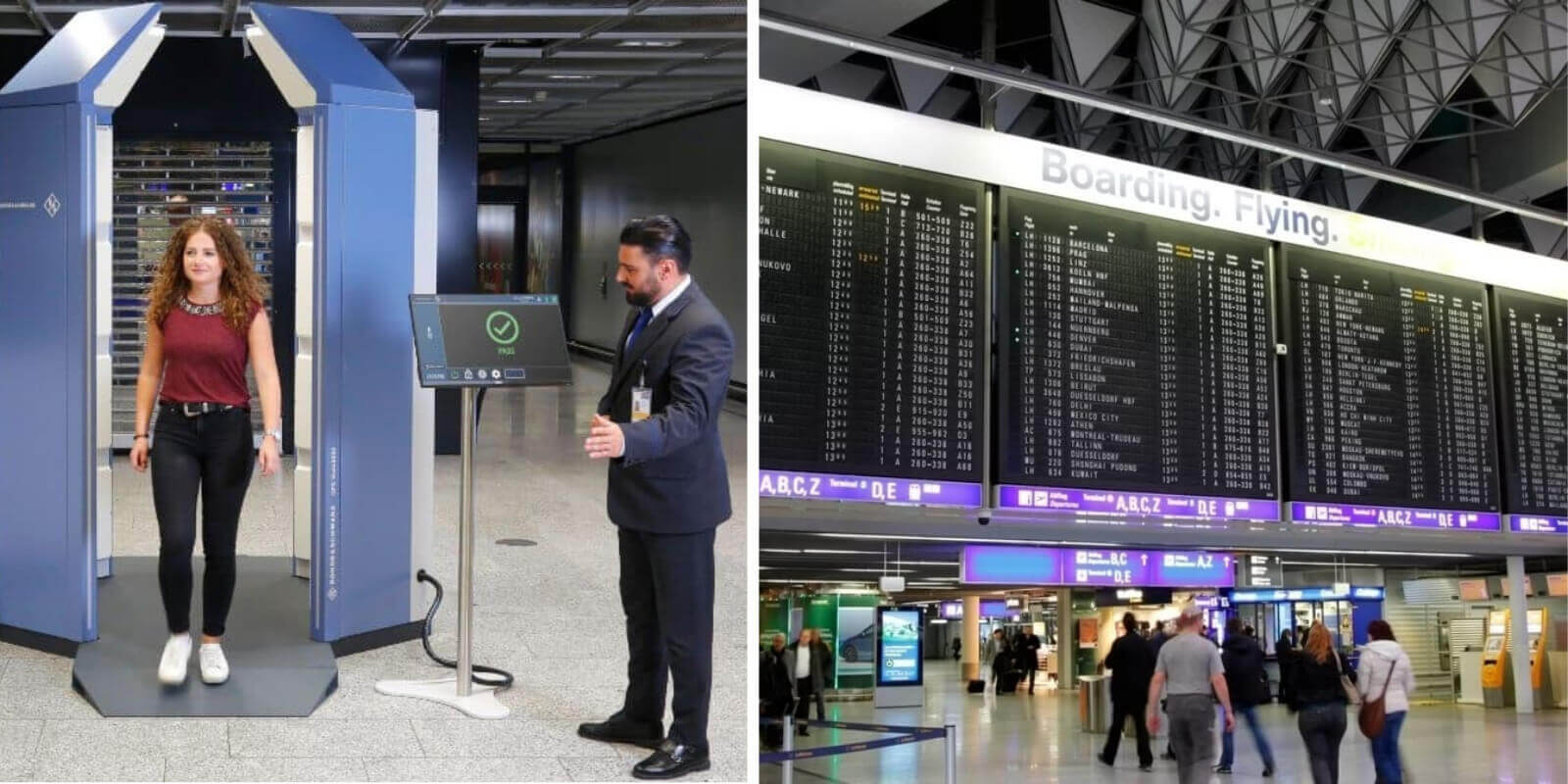 Frankfurt führt als erster Flughafen Walk-Through-Scanner ein