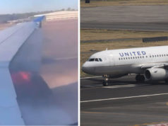 United Airlines: Flug evakuiert wegen Triebwerksproblem