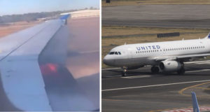 United Airlines: Flug evakuiert wegen Triebwerksproblem