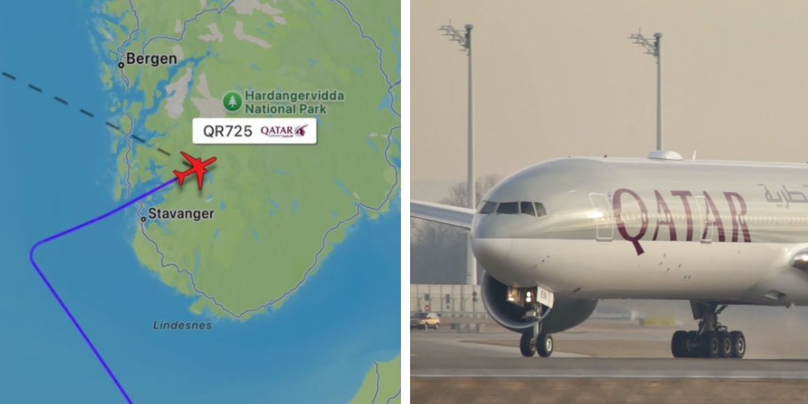 Medizinischer Notfall: Flug QR725 von Doha nach Oslo umgeleitet